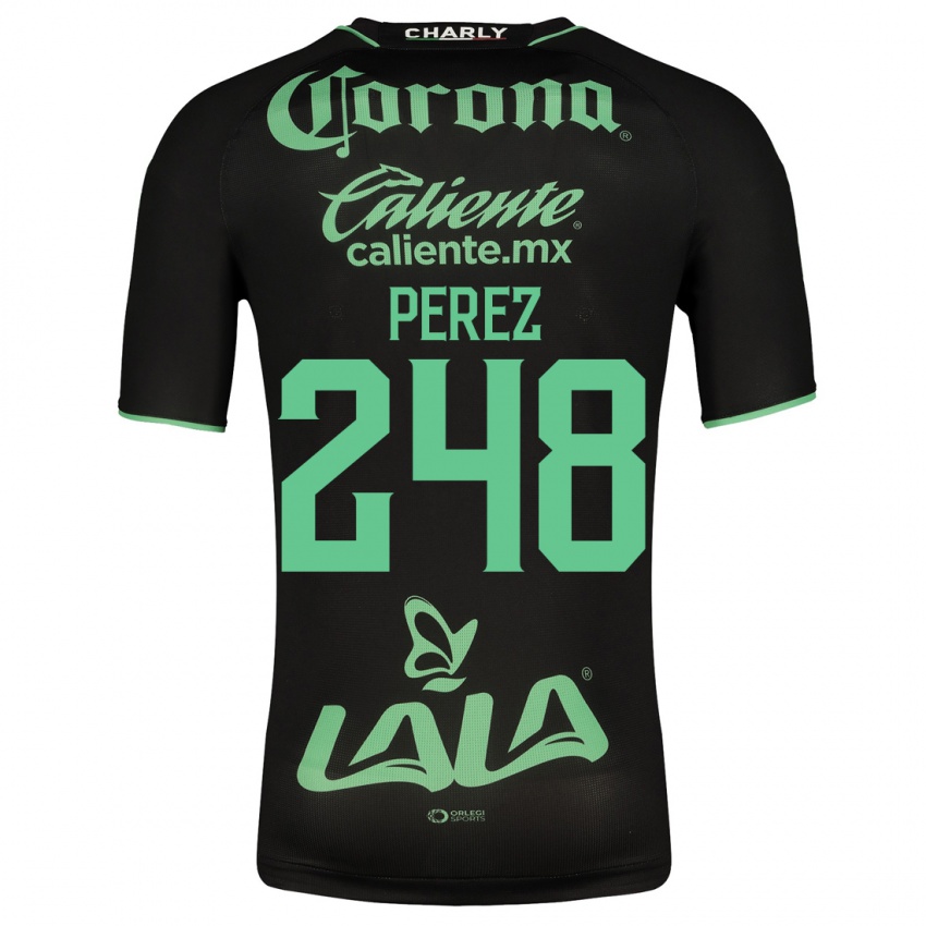 Børn Jonathan Pérez #248 Sort Udebane Spillertrøjer 2023/24 Trøje T-Shirt
