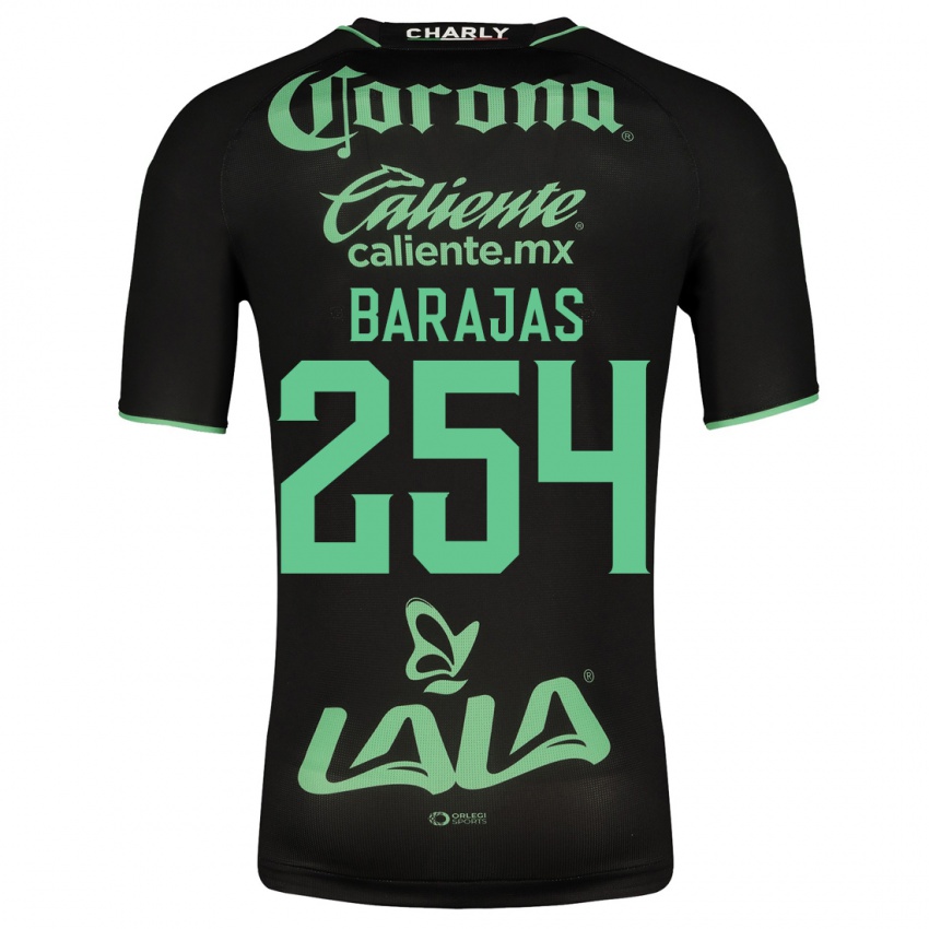 Børn Sergio Barajas #254 Sort Udebane Spillertrøjer 2023/24 Trøje T-Shirt