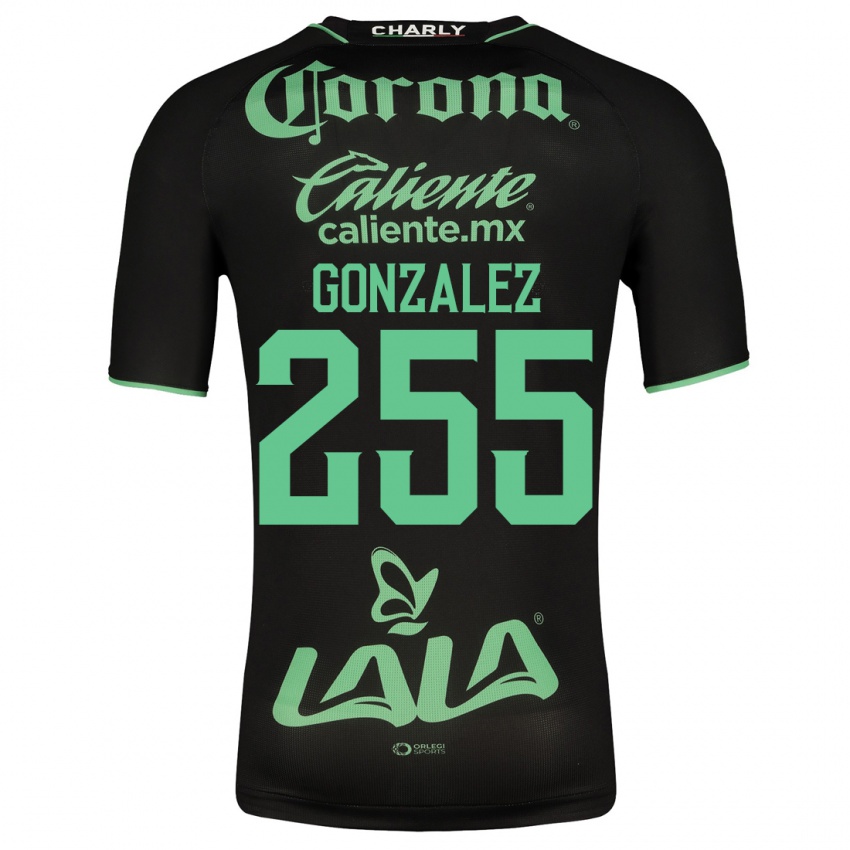 Børn Valente González #255 Sort Udebane Spillertrøjer 2023/24 Trøje T-Shirt