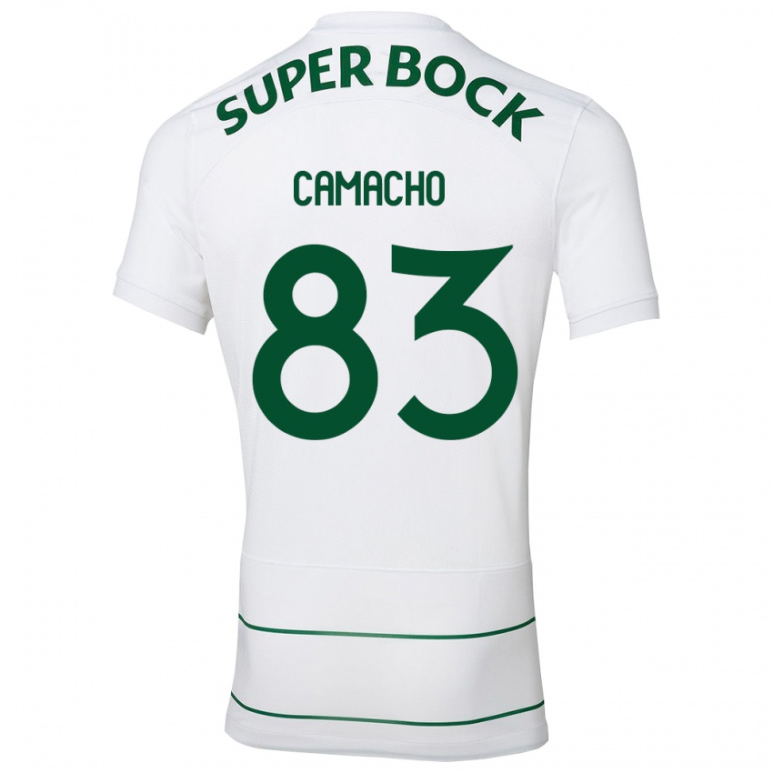 Børn Rafael Camacho #83 Hvid Udebane Spillertrøjer 2023/24 Trøje T-Shirt