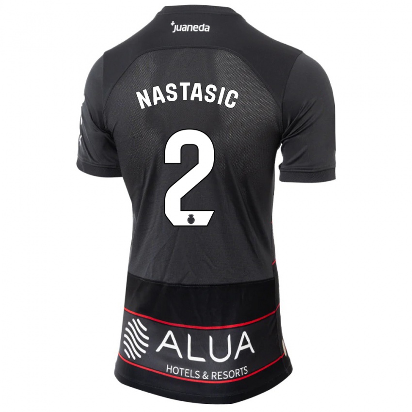 Børn Matija Nastasic #2 Sort Udebane Spillertrøjer 2023/24 Trøje T-Shirt