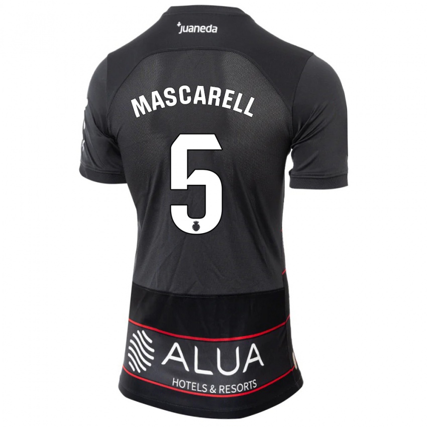 Børn Omar Mascarell #5 Sort Udebane Spillertrøjer 2023/24 Trøje T-Shirt