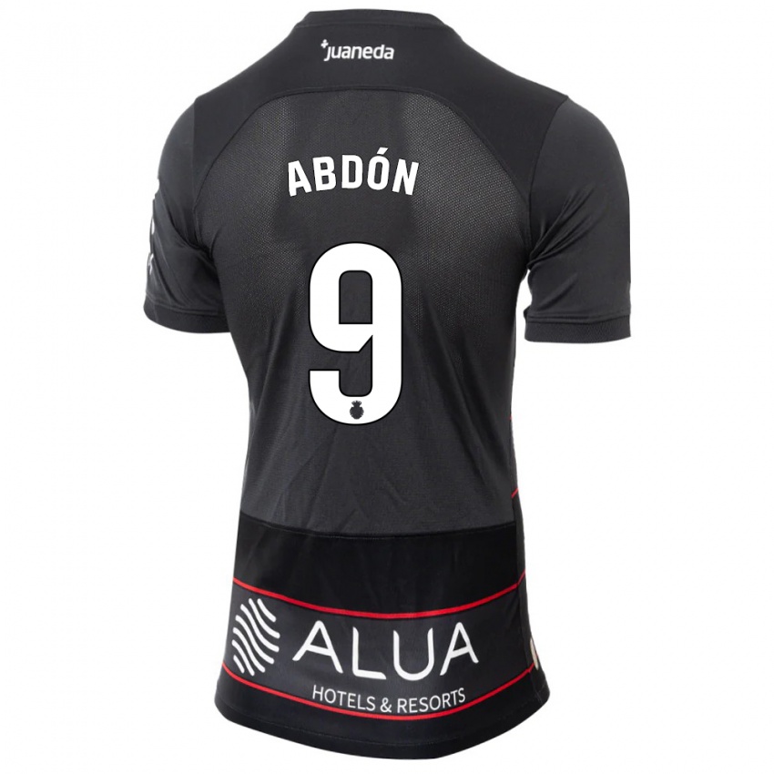 Børn Abdón Prats #9 Sort Udebane Spillertrøjer 2023/24 Trøje T-Shirt