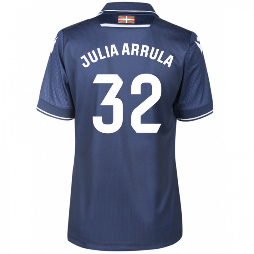 Børn Julia Arrula #32 Flåde Udebane Spillertrøjer 2023/24 Trøje T-Shirt