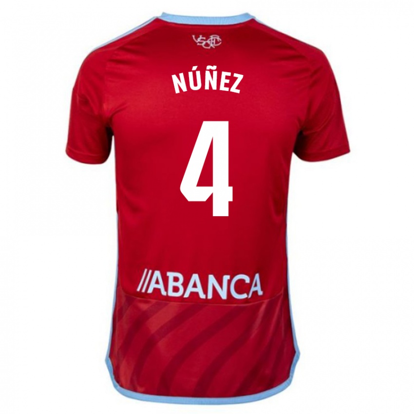 Børn Unai Núñez #4 Rød Udebane Spillertrøjer 2023/24 Trøje T-Shirt
