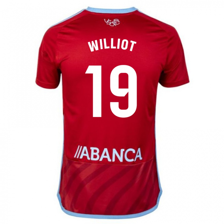 Børn Williot Swedberg #19 Rød Udebane Spillertrøjer 2023/24 Trøje T-Shirt