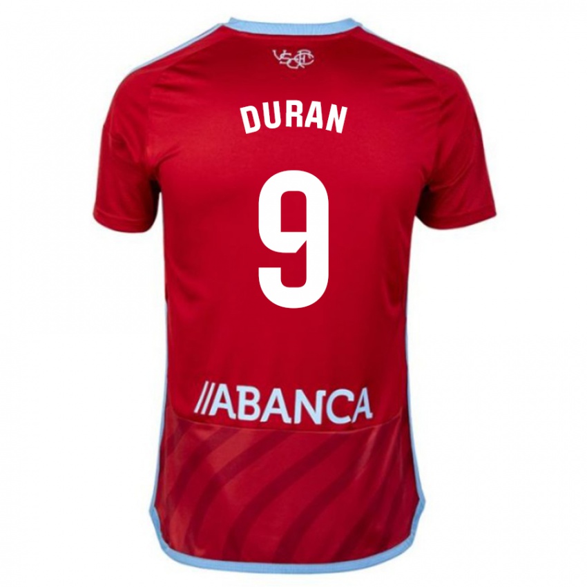 Børn Pablo Durán #9 Rød Udebane Spillertrøjer 2023/24 Trøje T-Shirt