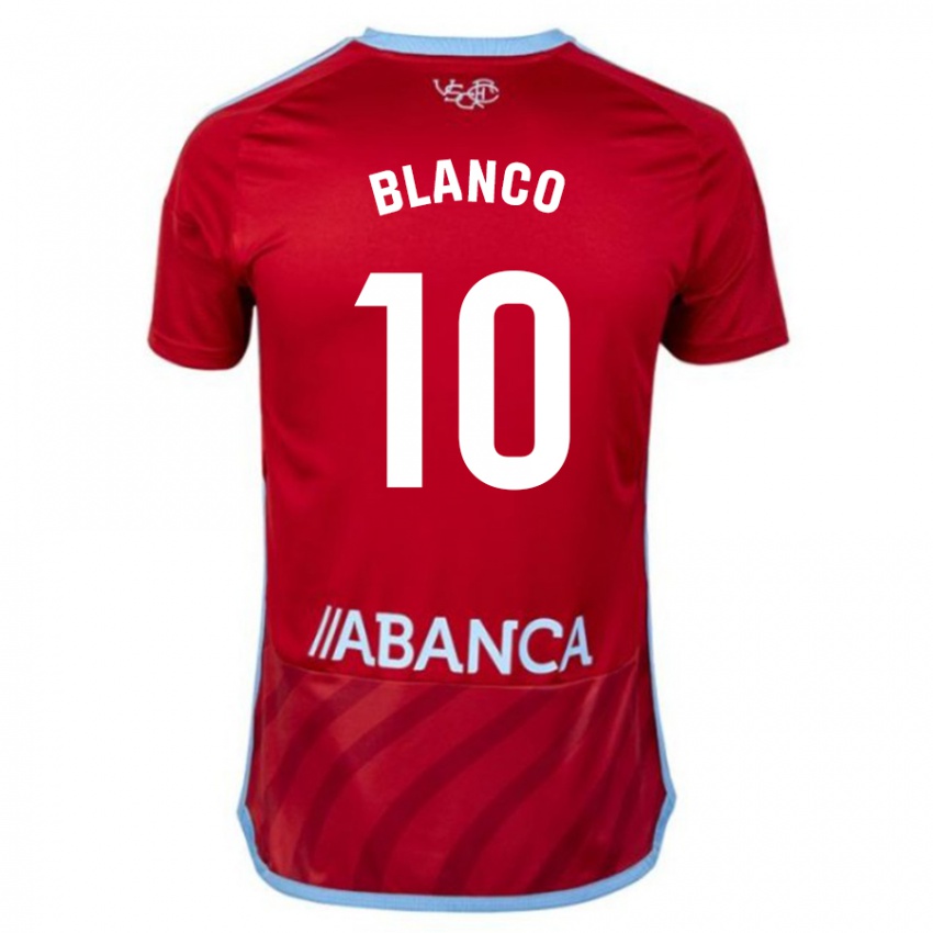 Børn Raúl Blanco #10 Rød Udebane Spillertrøjer 2023/24 Trøje T-Shirt