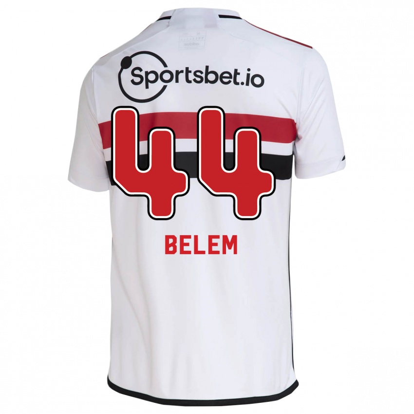 Mænd Matheus Belém #44 Hvid Hjemmebane Spillertrøjer 2023/24 Trøje T-Shirt