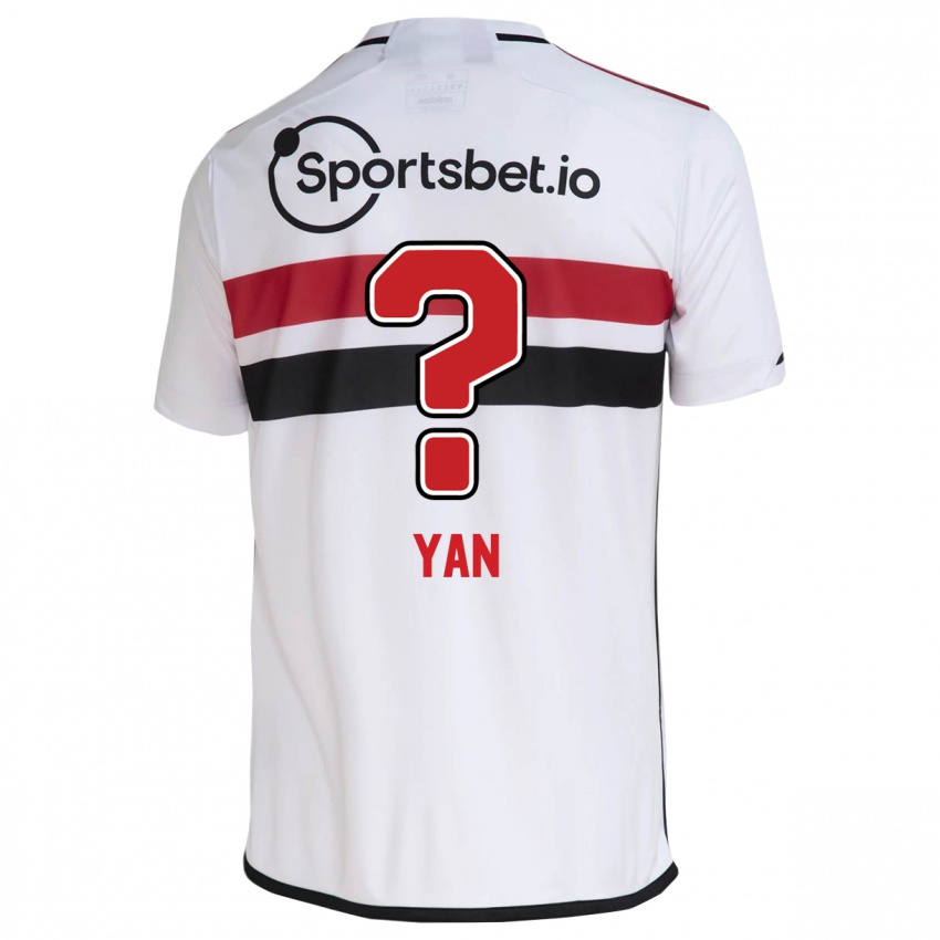 Mænd Arthur Yan #0 Hvid Hjemmebane Spillertrøjer 2023/24 Trøje T-Shirt