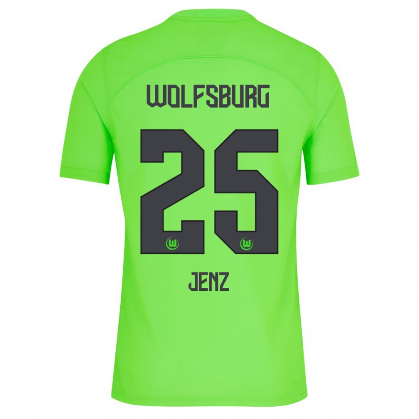 Mænd Moritz Jenz #25 Grøn Hjemmebane Spillertrøjer 2023/24 Trøje T-Shirt