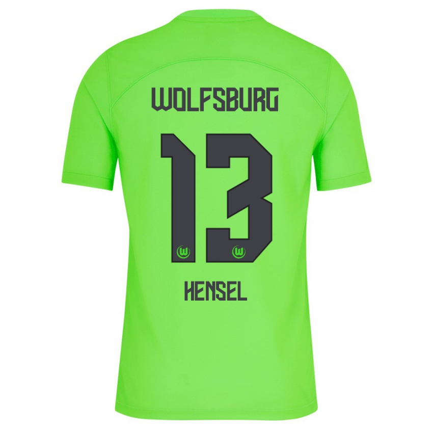 Mænd Pharell Hensel #13 Grøn Hjemmebane Spillertrøjer 2023/24 Trøje T-Shirt