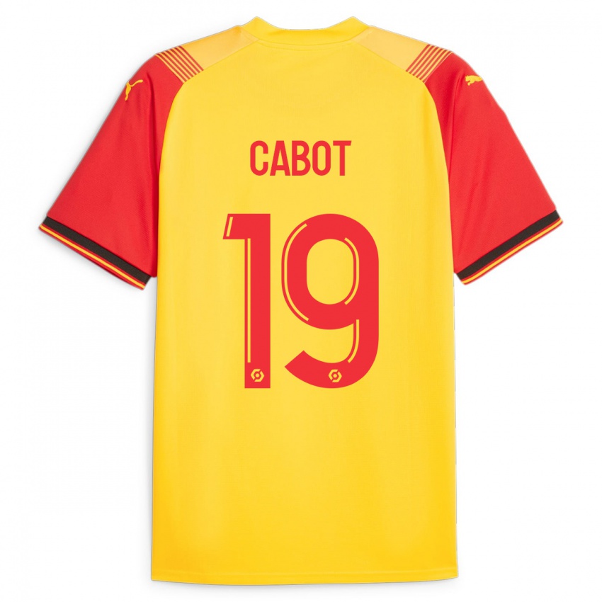 Mænd Jimmy Cabot #19 Gul Hjemmebane Spillertrøjer 2023/24 Trøje T-Shirt