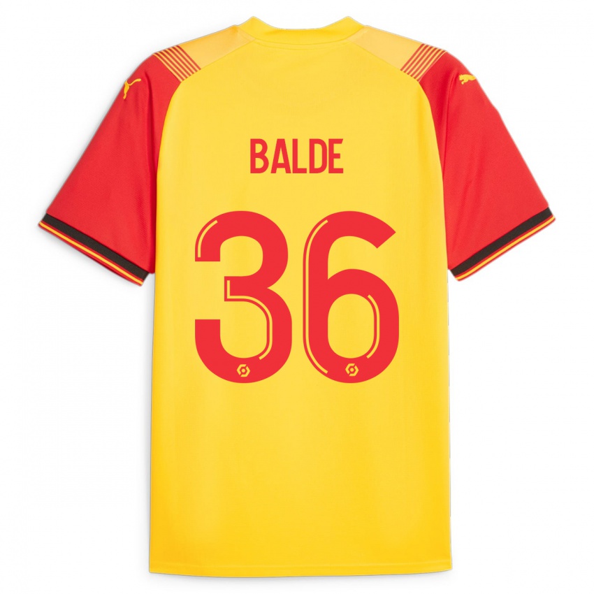 Mænd Ibrahima Baldé #36 Gul Hjemmebane Spillertrøjer 2023/24 Trøje T-Shirt