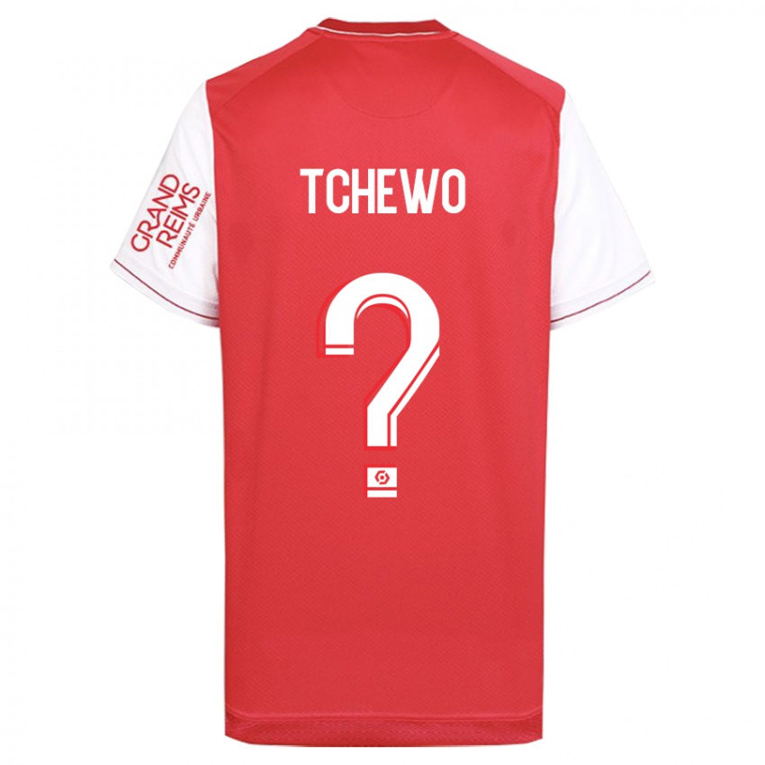 Mænd Ryan Tchapda Tchewo #0 Rød Hjemmebane Spillertrøjer 2023/24 Trøje T-Shirt