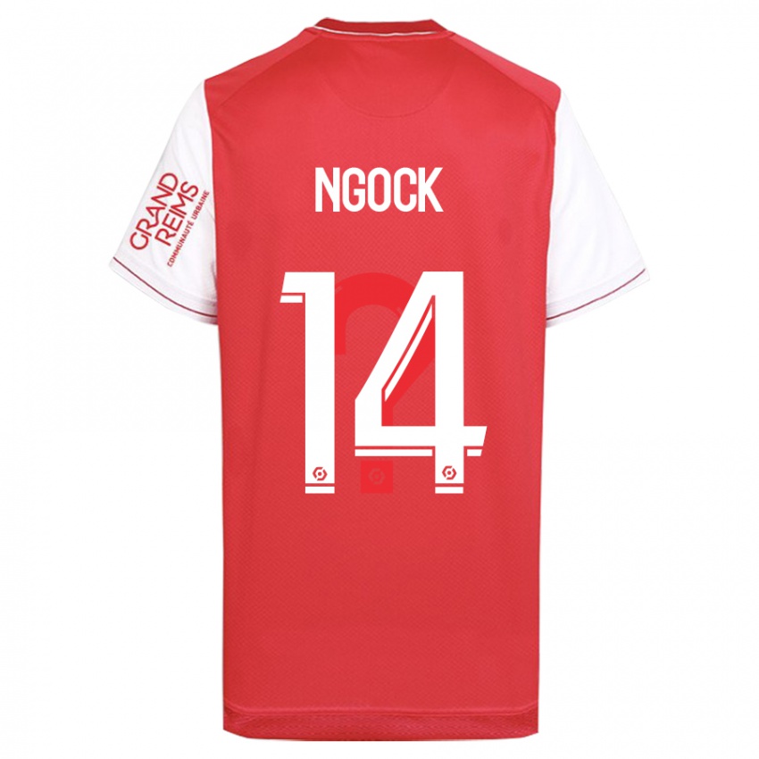 Mænd Monique Ngock #14 Rød Hjemmebane Spillertrøjer 2023/24 Trøje T-Shirt