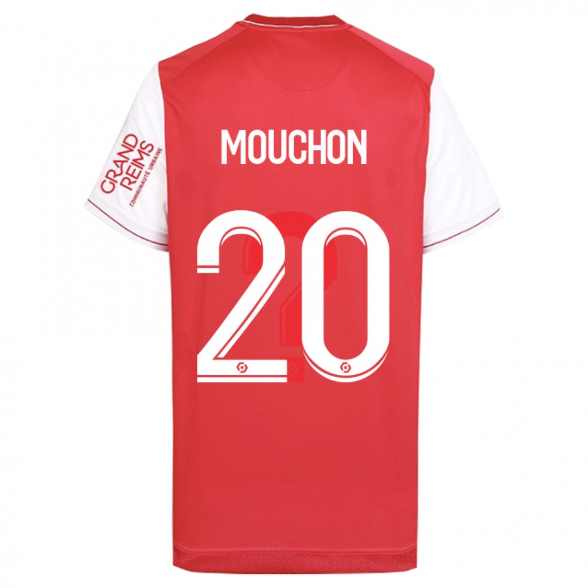 Mænd Noemie Mouchon #20 Rød Hjemmebane Spillertrøjer 2023/24 Trøje T-Shirt