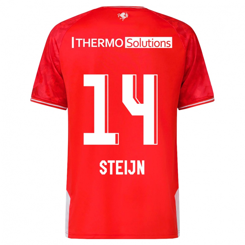 Mænd Sem Steijn #14 Rød Hjemmebane Spillertrøjer 2023/24 Trøje T-Shirt