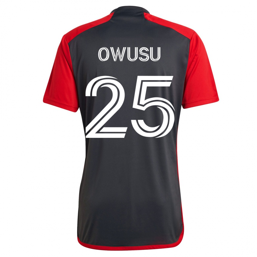 Mænd Prince Osei Owusu #25 Grå Hjemmebane Spillertrøjer 2023/24 Trøje T-Shirt