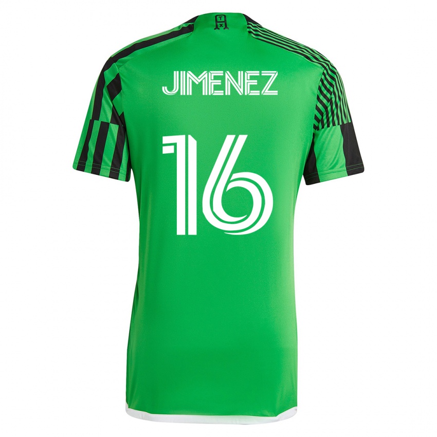 Mænd Héctor Jiménez #16 Grøn Sort Hjemmebane Spillertrøjer 2023/24 Trøje T-Shirt