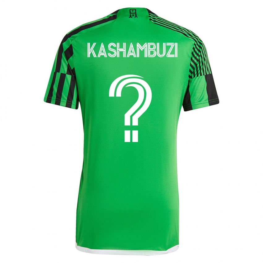 Mænd Nick Kashambuzi #0 Grøn Sort Hjemmebane Spillertrøjer 2023/24 Trøje T-Shirt