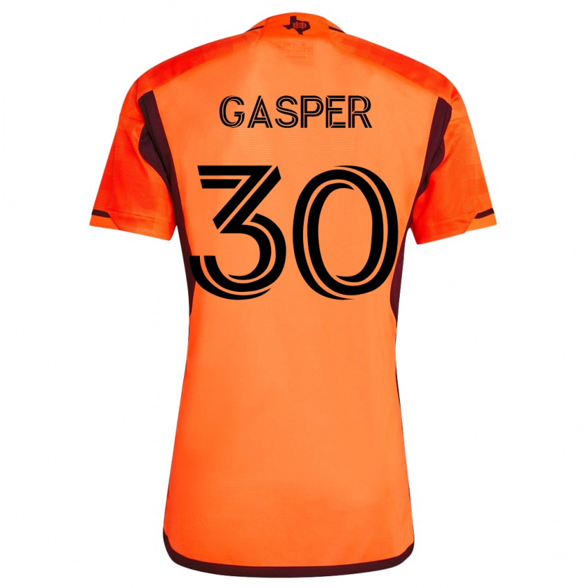 Mænd Chase Gasper #30 Appelsin Hjemmebane Spillertrøjer 2023/24 Trøje T-Shirt