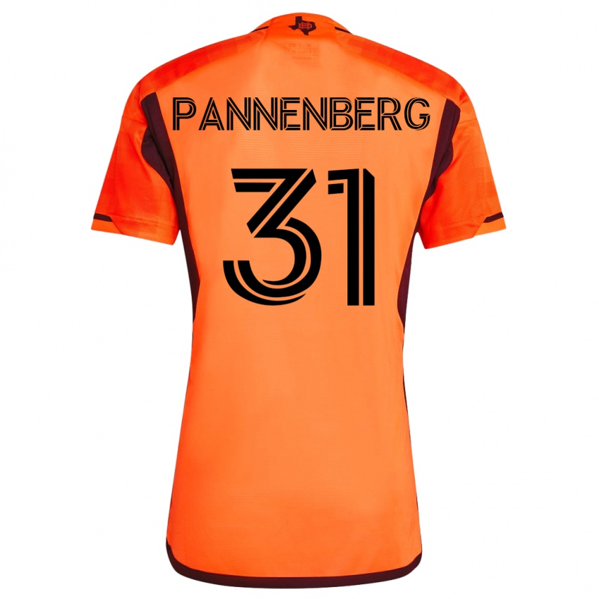 Mænd Andrew Pannenberg #31 Appelsin Hjemmebane Spillertrøjer 2023/24 Trøje T-Shirt