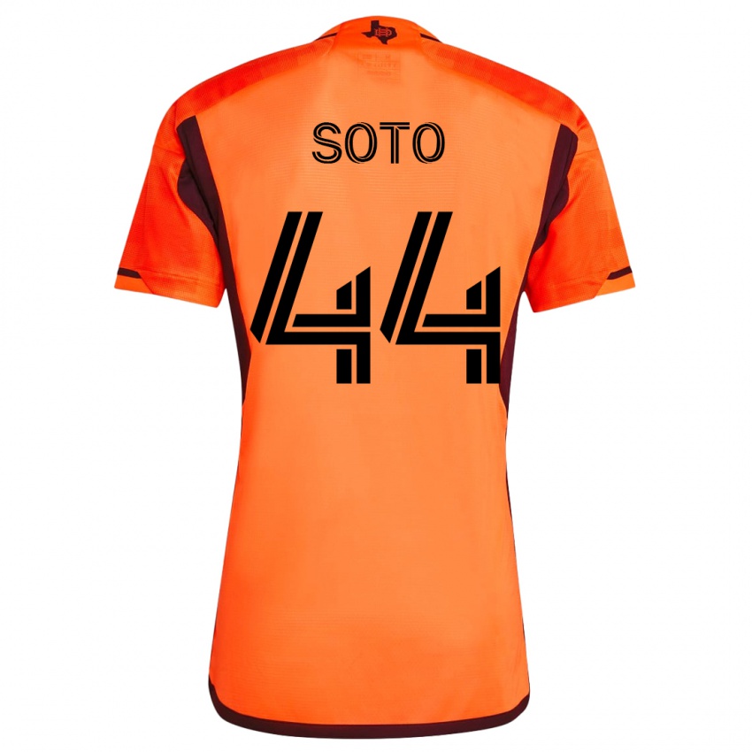 Mænd Ezekiel Soto #44 Appelsin Hjemmebane Spillertrøjer 2023/24 Trøje T-Shirt