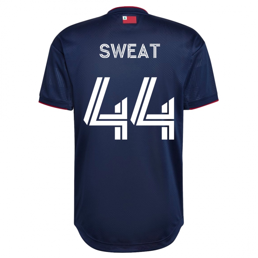 Mænd Ben Sweat #44 Flåde Hjemmebane Spillertrøjer 2023/24 Trøje T-Shirt
