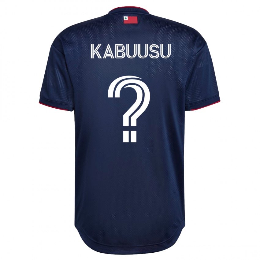 Mænd Jamie Kabuusu #0 Flåde Hjemmebane Spillertrøjer 2023/24 Trøje T-Shirt