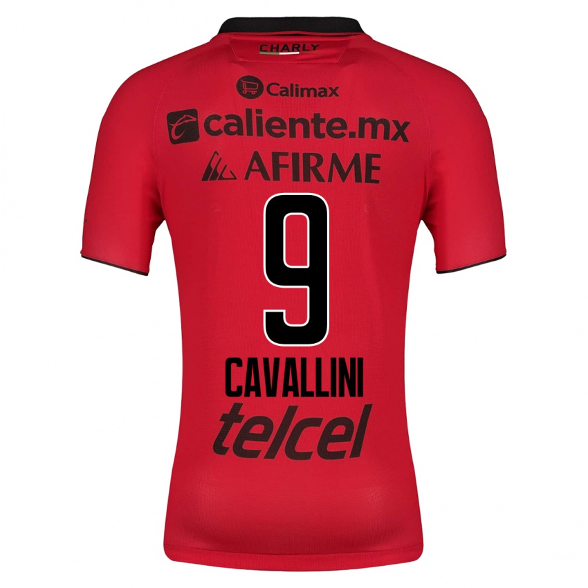 Mænd Lucas Cavallini #9 Rød Hjemmebane Spillertrøjer 2023/24 Trøje T-Shirt