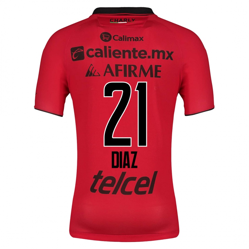 Mænd Ricardo Díaz #21 Rød Hjemmebane Spillertrøjer 2023/24 Trøje T-Shirt