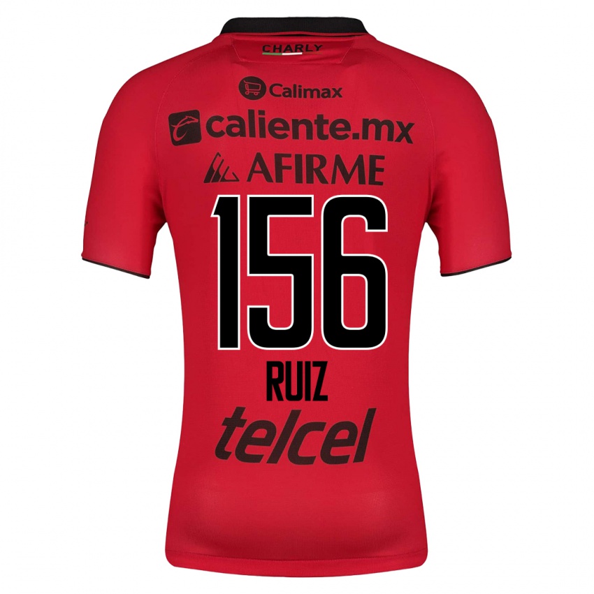 Mænd Emilio Ruiz #156 Rød Hjemmebane Spillertrøjer 2023/24 Trøje T-Shirt