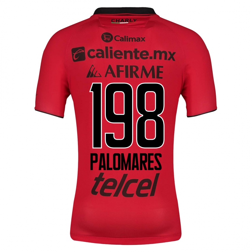 Mænd Ramón Palomares #198 Rød Hjemmebane Spillertrøjer 2023/24 Trøje T-Shirt