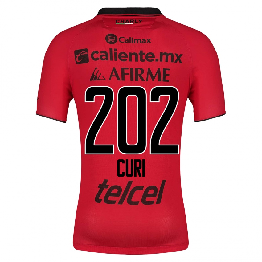 Mænd Sahid Curi #202 Rød Hjemmebane Spillertrøjer 2023/24 Trøje T-Shirt