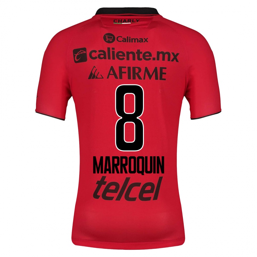 Mænd Ammanda Marroquin #8 Rød Hjemmebane Spillertrøjer 2023/24 Trøje T-Shirt