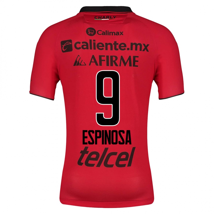 Mænd Daniela Espinosa #9 Rød Hjemmebane Spillertrøjer 2023/24 Trøje T-Shirt