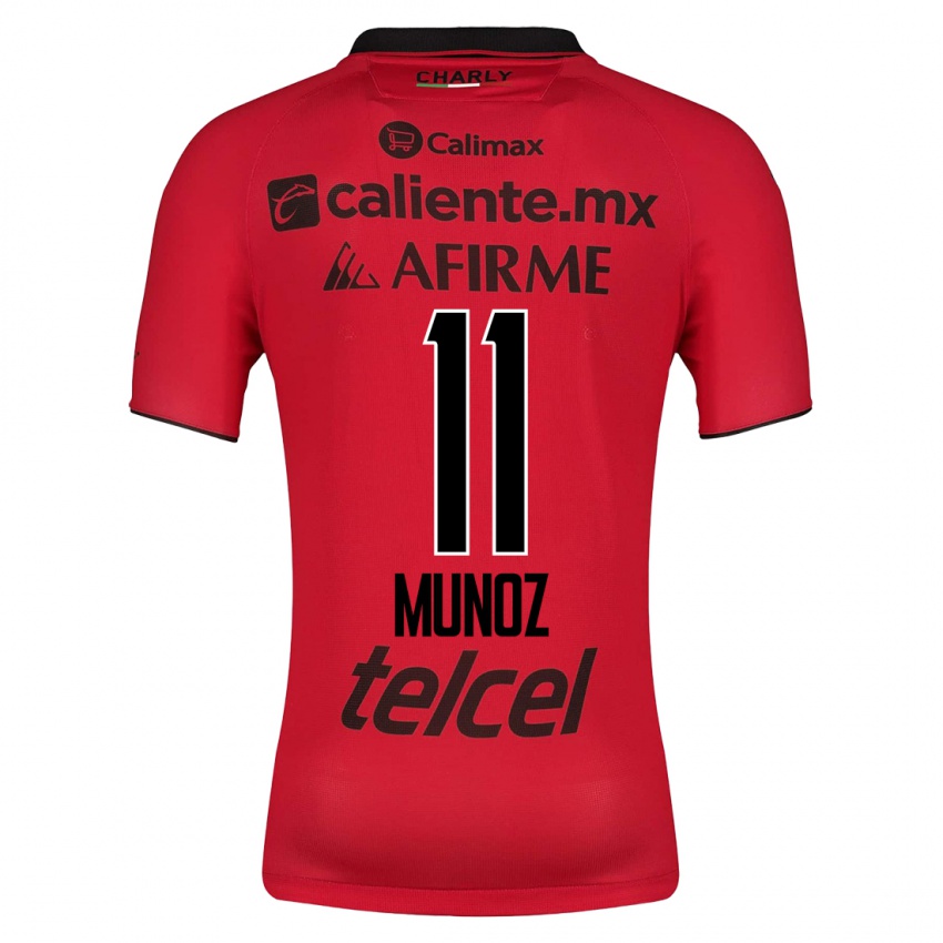 Mænd Sanjuana Munoz #11 Rød Hjemmebane Spillertrøjer 2023/24 Trøje T-Shirt