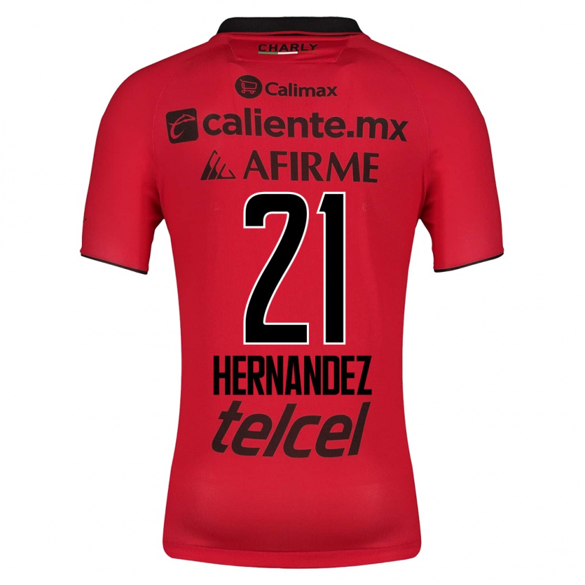 Mænd Inglis Hernandez #21 Rød Hjemmebane Spillertrøjer 2023/24 Trøje T-Shirt