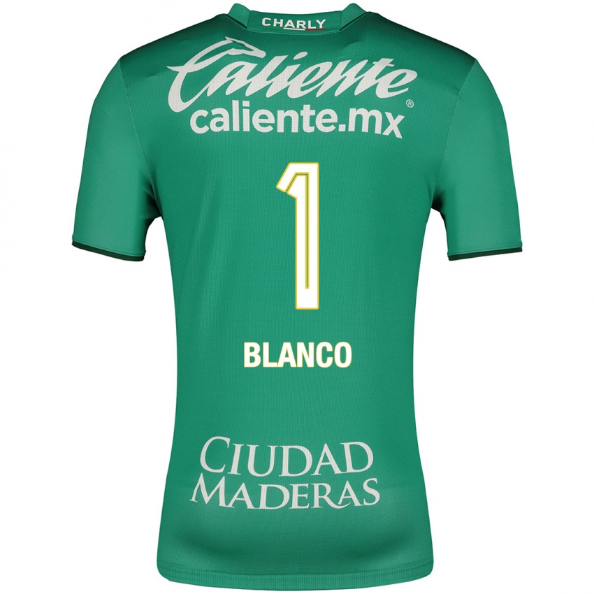 Mænd Alfonso Blanco #1 Grøn Hjemmebane Spillertrøjer 2023/24 Trøje T-Shirt