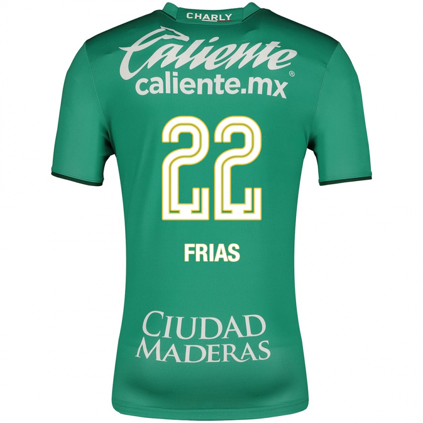 Mænd Adonis Frías #22 Grøn Hjemmebane Spillertrøjer 2023/24 Trøje T-Shirt