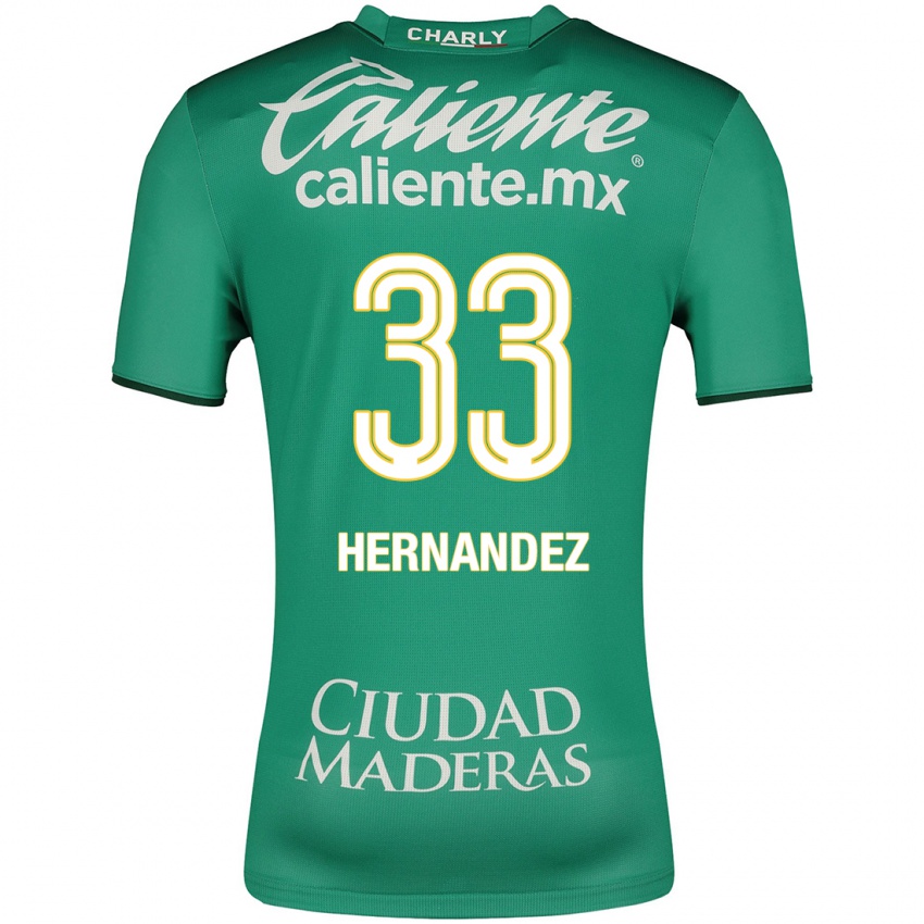 Mænd Pedro Hernández #33 Grøn Hjemmebane Spillertrøjer 2023/24 Trøje T-Shirt