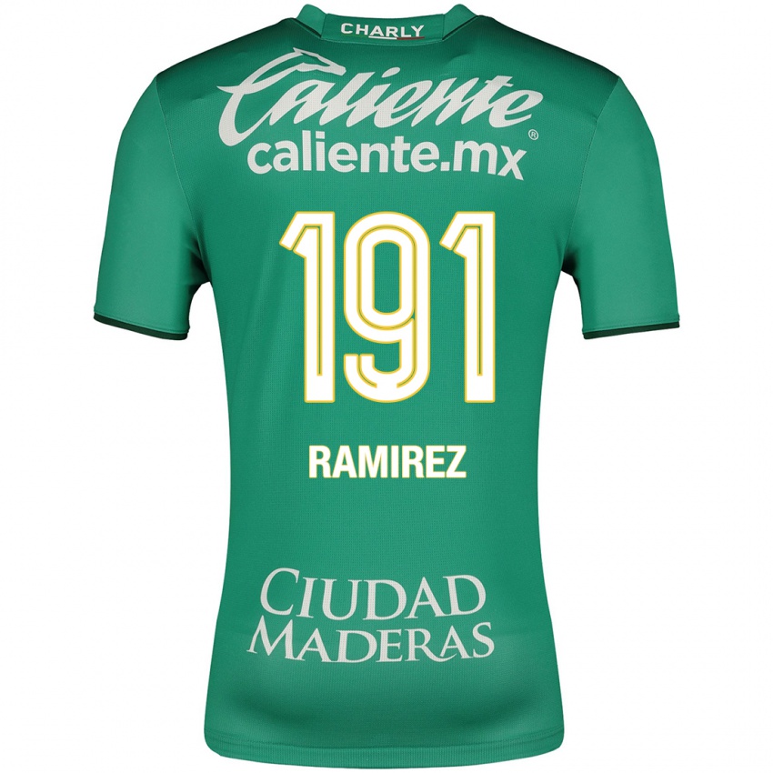 Mænd Ian Ramírez #191 Grøn Hjemmebane Spillertrøjer 2023/24 Trøje T-Shirt