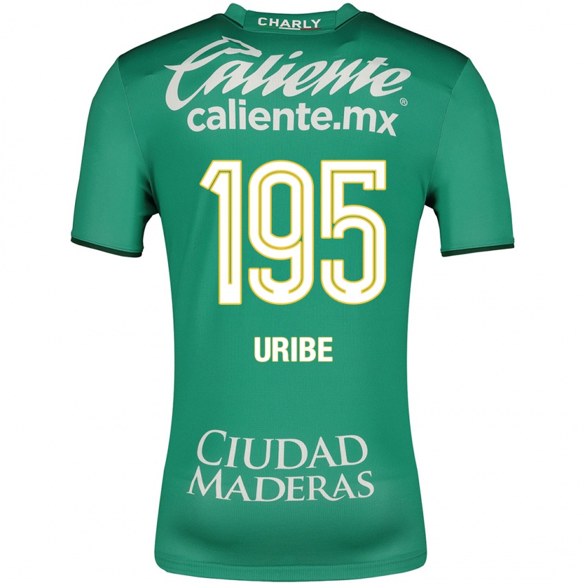 Mænd Héctor Uribe #195 Grøn Hjemmebane Spillertrøjer 2023/24 Trøje T-Shirt