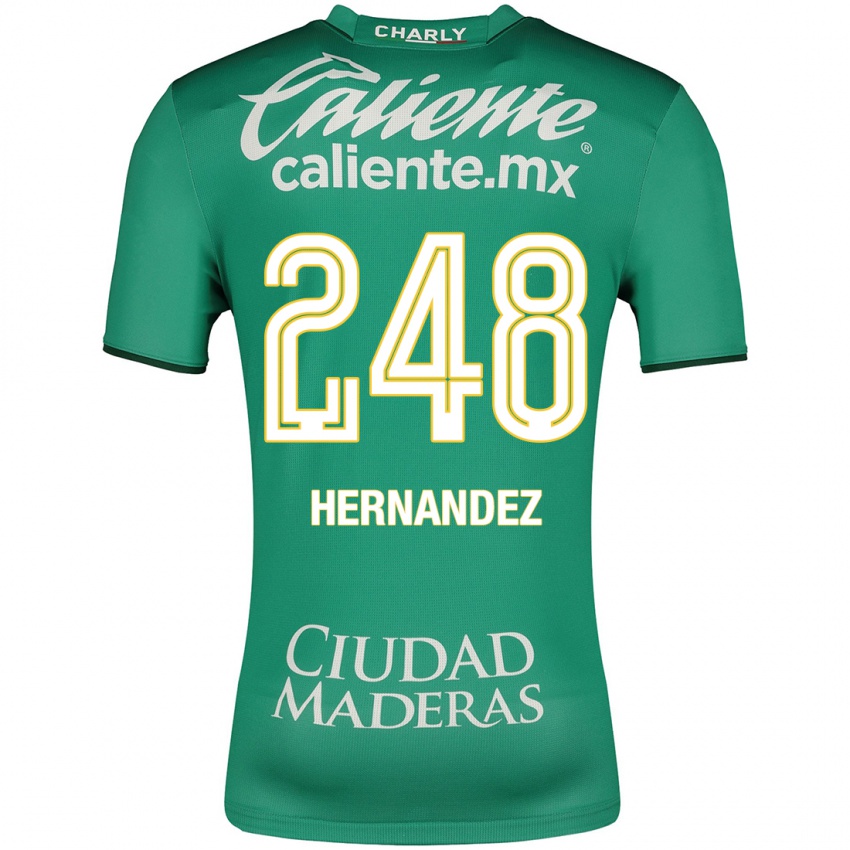 Mænd Fernando Hernández #248 Grøn Hjemmebane Spillertrøjer 2023/24 Trøje T-Shirt