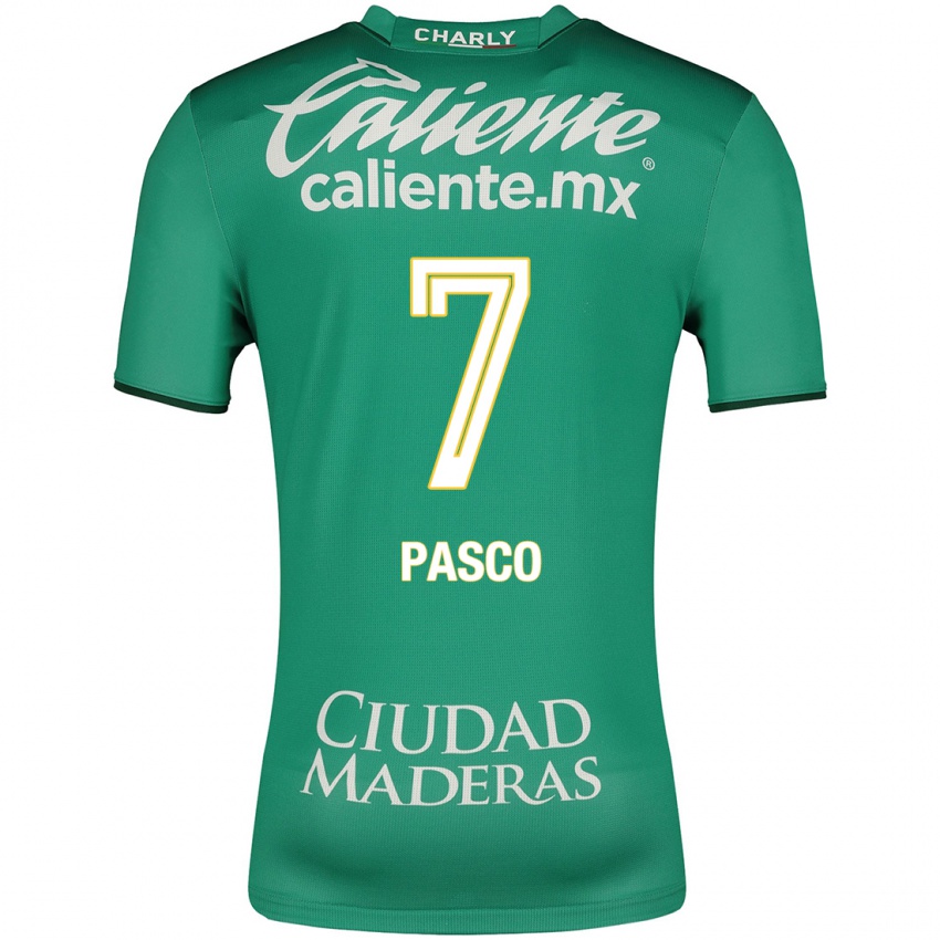 Mænd Madeleine Pasco #7 Grøn Hjemmebane Spillertrøjer 2023/24 Trøje T-Shirt