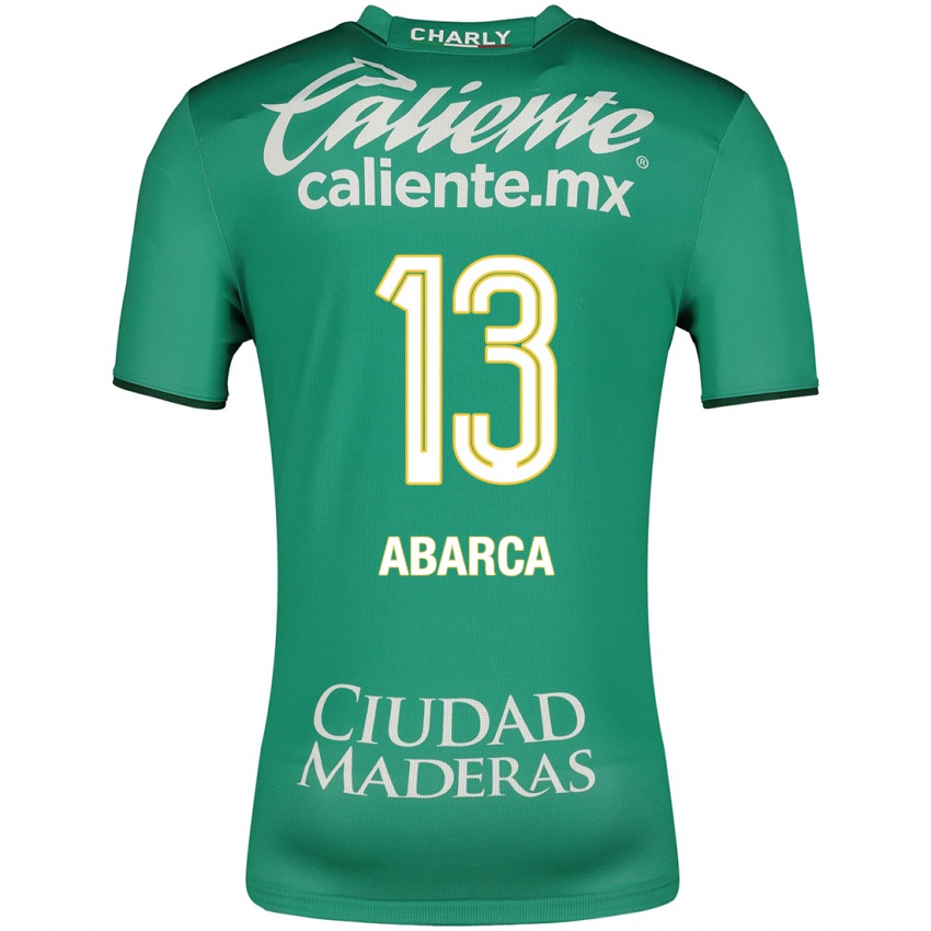 Mænd Vidalia Abarca #13 Grøn Hjemmebane Spillertrøjer 2023/24 Trøje T-Shirt