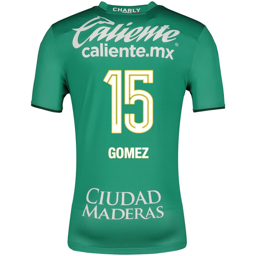 Mænd Paulina Gómez #15 Grøn Hjemmebane Spillertrøjer 2023/24 Trøje T-Shirt