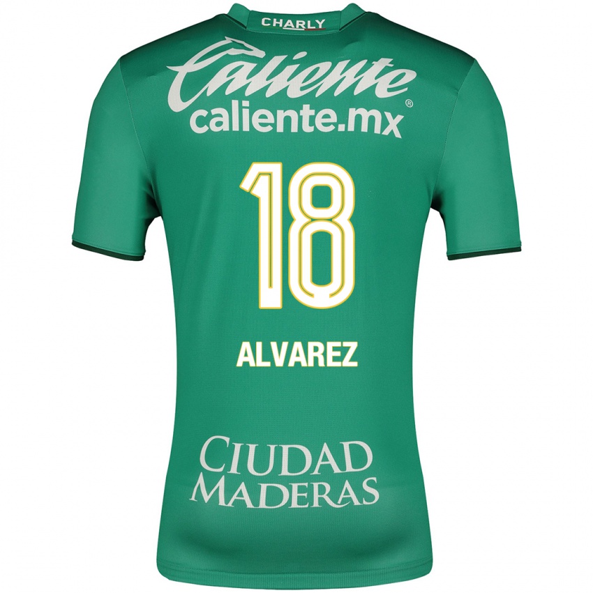 Mænd Yazmin Álvarez #18 Grøn Hjemmebane Spillertrøjer 2023/24 Trøje T-Shirt