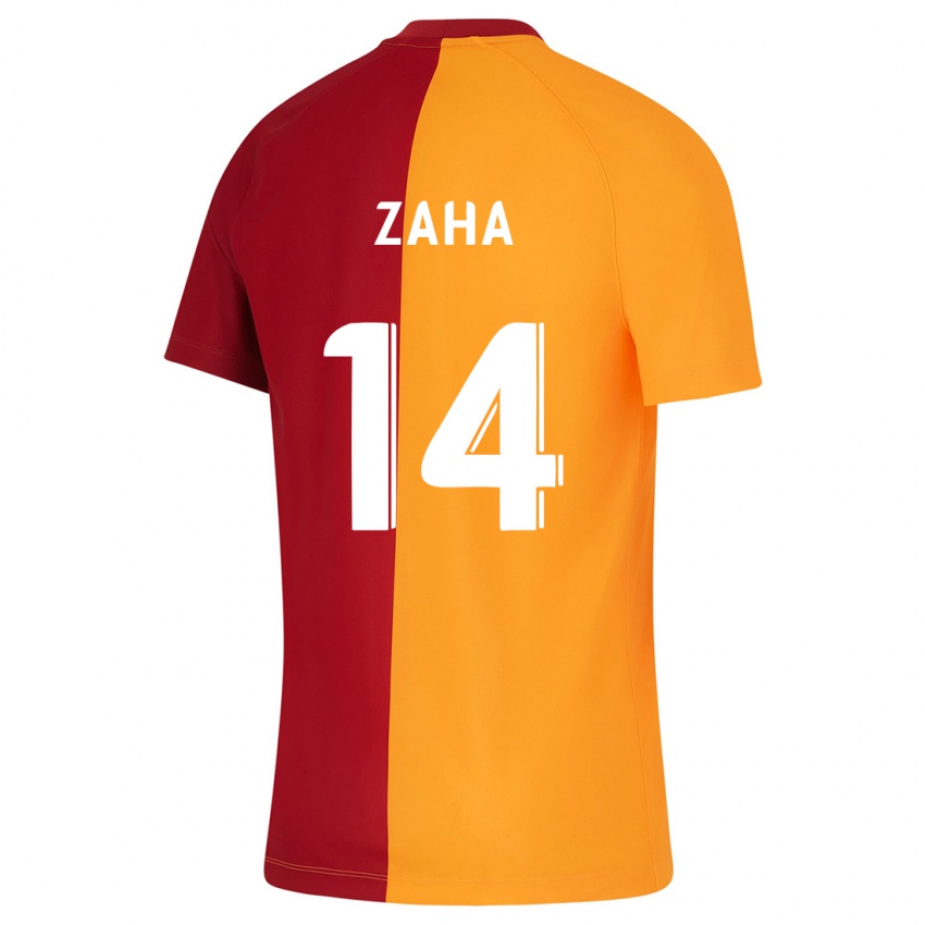 Mænd Wilfried Zaha #14 Appelsin Hjemmebane Spillertrøjer 2023/24 Trøje T-Shirt